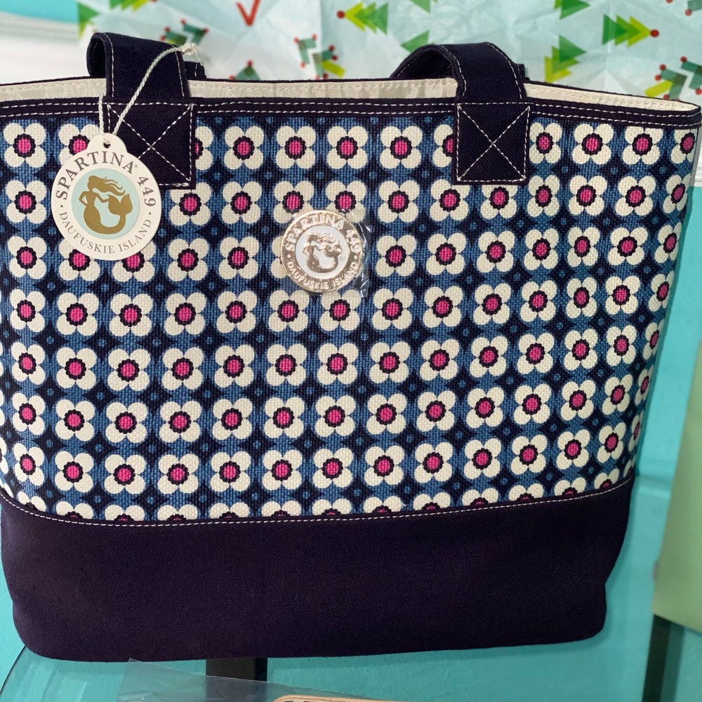 SPARTINA Calhoun Tote w/ Matching Wallet NEW W/ T - Picture 2 of 11
